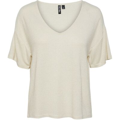 PIECES T-shirt oversized à fines rayures brillantes PIECES T-shirt oversized à fines rayures brillantes