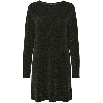 PIECES Robe courte en maille brillante PIECES Robe courte en maille brillante