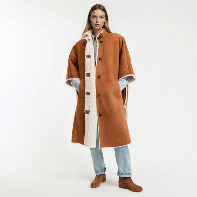 LA REDOUTE COLLECTIONS Cape longue fermeture boutonnée, plein hiver LA REDOUTE COLLECTIONS Cape longue fermeture boutonnée, plein hiver