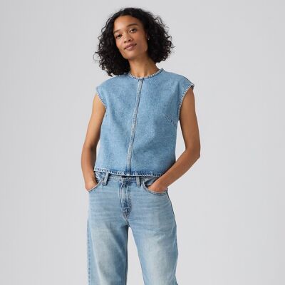 LEVI'S Blouse en denim col rond sans manches LEVI'S Blouse en denim col rond sans manches