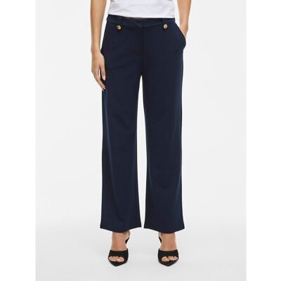 VILA Pantalon large avec boutons dorés VILA Pantalon large avec boutons dorés