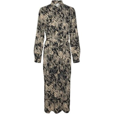 VERO MODA Robe midi imprimée à nouer VERO MODA Robe midi imprimée à nouer