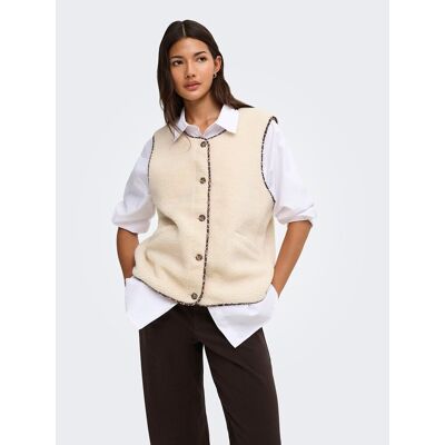 ONLY Veste sans manches en sherpa ONLY Veste sans manches en sherpa