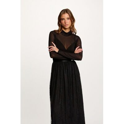 MORGAN T-shirt col montant, manches longues MORGAN T-shirt col montant, manches longues