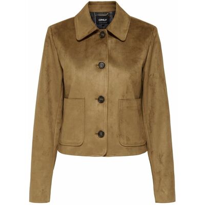 ONLY Veste courte en suédine ONLY Veste courte en suédine