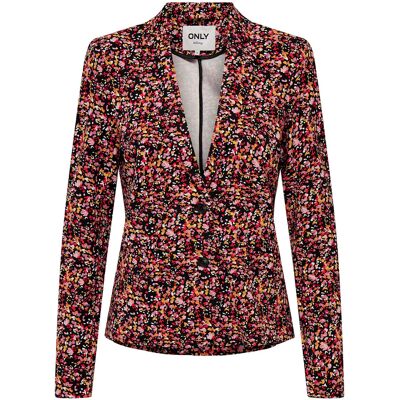 ONLY Blazer cintré fleuri ONLY Blazer cintré fleuri