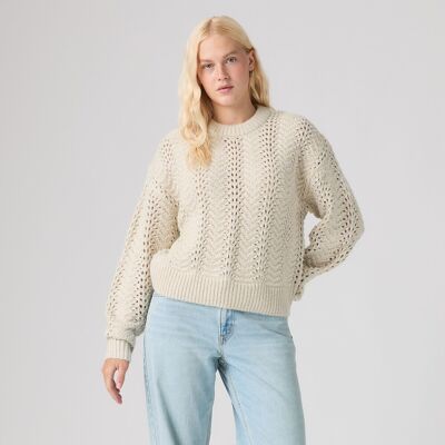 LEVI'S Pull maille pointelle col rond LEVI'S Pull maille pointelle col rond