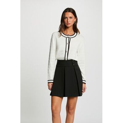 MORGAN Gilet manches longues boutonné, col rond MORGAN Gilet manches longues boutonné, col rond