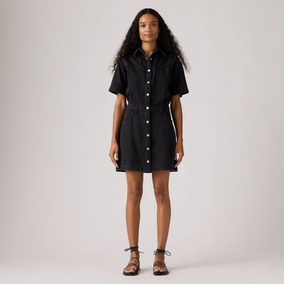 LEVI'S Robe courte manches courtes denim LEVI'S Robe courte manches courtes denim