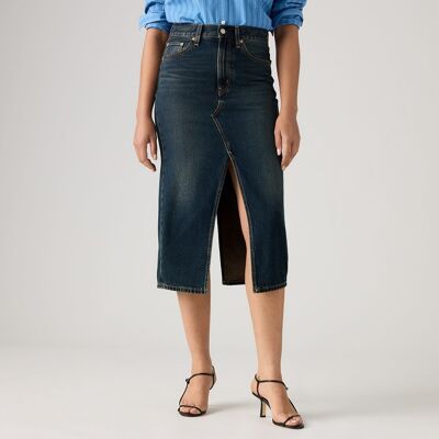 LEVI'S Jupe en jean Decon Slit midi LEVI'S Jupe en jean Decon Slit midi