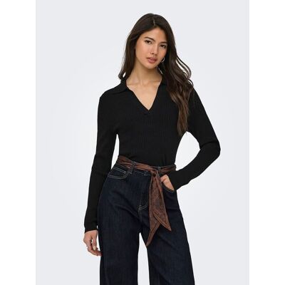 ONLY Pull moulant, col polo ONLY Pull moulant, col polo
