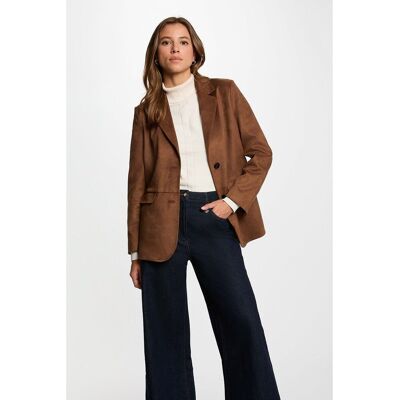 MORGAN Blazer en suédine MORGAN Blazer en suédine