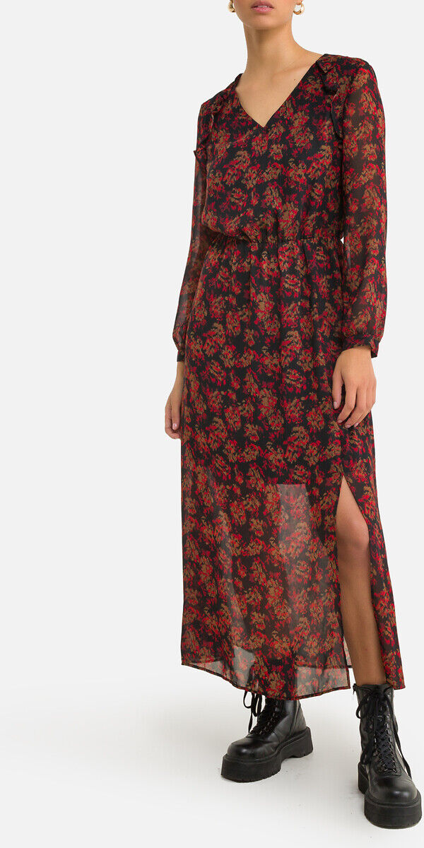 IKKS Robe longue droite imprimé floral, longue