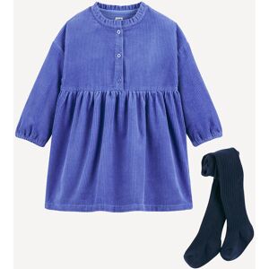 LA REDOUTE COLLECTIONS Ensemble 2 pièces robe en velours et collants LA REDOUTE COLLECTIONS Ensemble 2 pièces robe en velours et collants