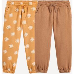 LA REDOUTE COLLECTIONS Lot de 2 pantalons de jogging en molleton LA REDOUTE COLLECTIONS Lot de 2 pantalons de jogging en molleton