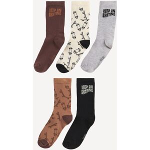 LA REDOUTE COLLECTIONS Lot de 5 paires de chaussettes, motif skate LA REDOUTE COLLECTIONS Lot de 5 paires de chaussettes, motif skate