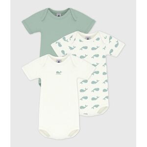PETIT BATEAU Lot de 3 bodies manches courtes PETIT BATEAU Lot de 3 bodies manches courtes