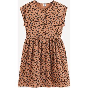 LA REDOUTE COLLECTIONS Robe évasée, sans manches, imprimé léopard LA REDOUTE COLLECTIONS Robe évasée, sans manches, imprimé léopard