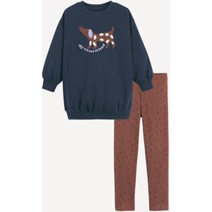 LA REDOUTE COLLECTIONS Ensemble sweat + legging en molleton LA REDOUTE COLLECTIONS Ensemble sweat + legging en molleton