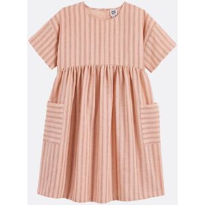 LA REDOUTE COLLECTIONS Robe rayée manches courtes, en coton LA REDOUTE COLLECTIONS Robe rayée manches courtes, en coton
