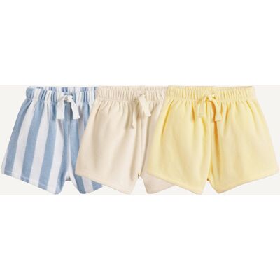LA REDOUTE COLLECTIONS Lot de 3 shorts en éponge LA REDOUTE COLLECTIONS Lot de 3 shorts en éponge