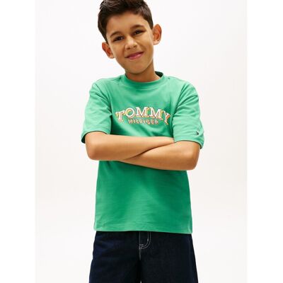 TOMMY HILFIGER T-shirt en coton manches courtes TOMMY HILFIGER T-shirt en coton manches courtes