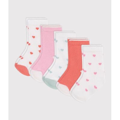 PETIT BATEAU Lot de 5 chaussettes 15/18-19/22 PETIT BATEAU Lot de 5 chaussettes 15/18-19/22