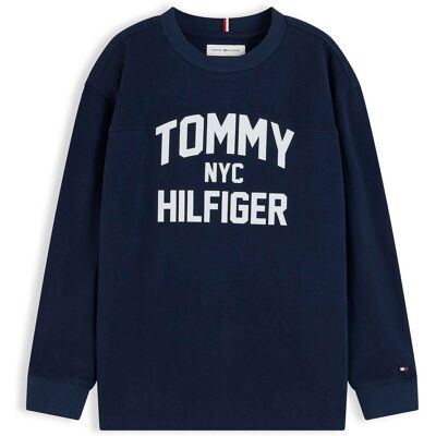 TOMMY HILFIGER T-shirt manches longues, col rond TOMMY HILFIGER T-shirt manches longues, col rond