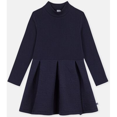 PETIT BATEAU Robe manches longues, en coton PETIT BATEAU Robe manches longues, en coton