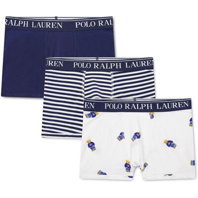 POLO RALPH LAUREN Lot de 3 boxers junior POLO RALPH LAUREN Lot de 3 boxers junior
