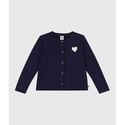 PETIT BATEAU Cardigan, en laine et coton PETIT BATEAU Cardigan, en laine et coton