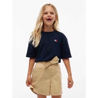 TOMMY HILFIGER T-shirt manches courtes, logo brodé TOMMY HILFIGER T-shirt manches courtes, logo brodé