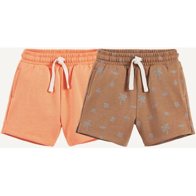 LA REDOUTE COLLECTIONS Lot de 2 shorts en molleton LA REDOUTE COLLECTIONS Lot de 2 shorts en molleton