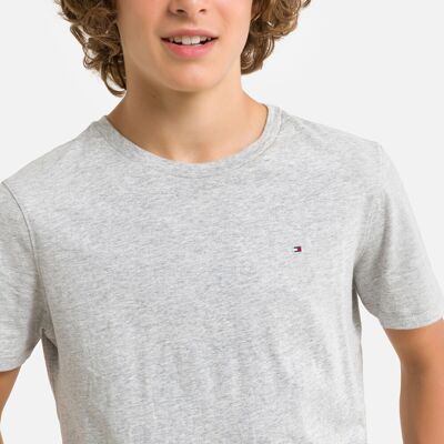 TOMMY HILFIGER T-shirt en coton bio, col rond TOMMY HILFIGER T-shirt en coton bio, col rond