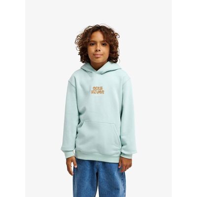 QUIKSILVER Sweat à capuche, imprimé devant et dos, en molleton QUIKSILVER Sweat à capuche, imprimé devant et dos, en molleton