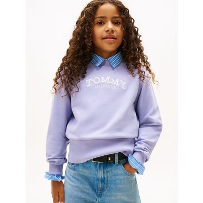 TOMMY HILFIGER Sweat col rond en molleton TOMMY HILFIGER Sweat col rond en molleton