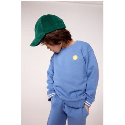 PETIT BATEAU Sweat en coton uni PETIT BATEAU Sweat en coton uni