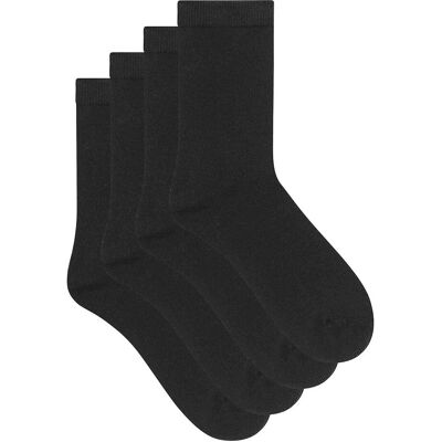 DIM Lot de 2 paires de chaussettes hautes, avec intérieur polaire DIM Lot de 2 paires de chaussettes hautes, avec intérieur polaire