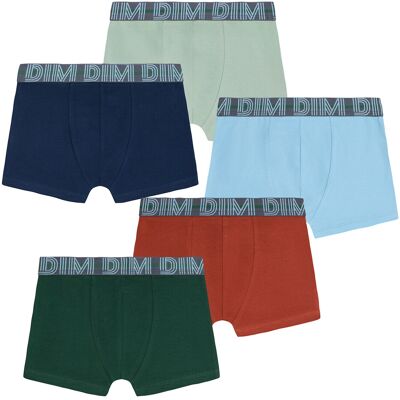 DIM Lot de 5 boxers 4/5-16 ans DIM Lot de 5 boxers 4/5-16 ans