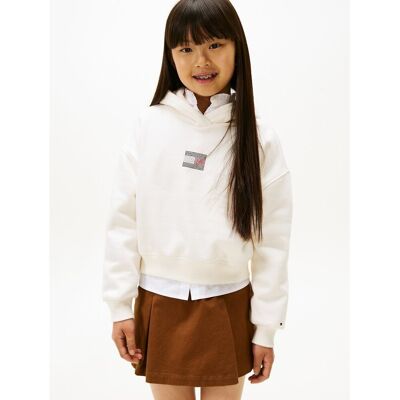 TOMMY HILFIGER Sweat à capuche avec strass en molleton TOMMY HILFIGER Sweat à capuche avec strass en molleton