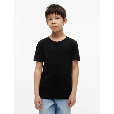 TOMMY HILFIGER T-shirt en coton, col rond TOMMY HILFIGER T-shirt en coton, col rond