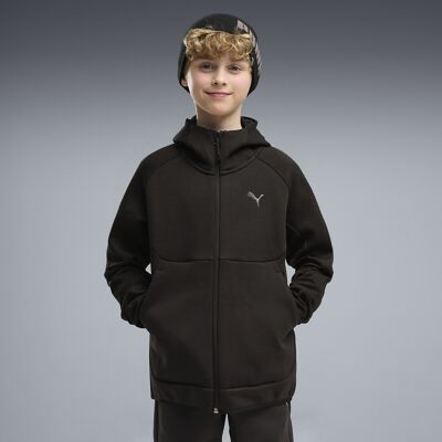 PUMA Sweat zippé à capuche en matière technique PUMA Sweat zippé à capuche en matière technique