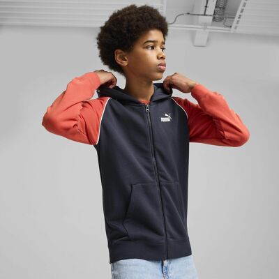 PUMA Sweat zippé à capuche en molleton PUMA Sweat zippé à capuche en molleton