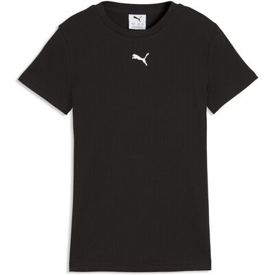 PUMA T-shirt manches courtes en côtes PUMA T-shirt manches courtes en côtes