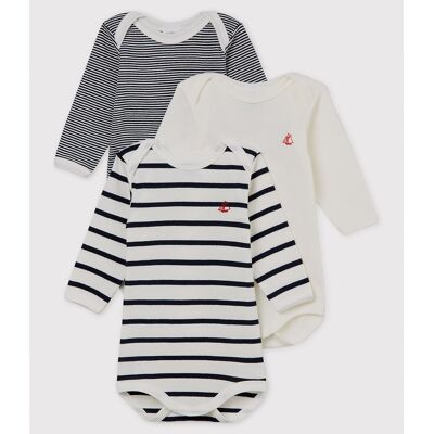 PETIT BATEAU Lot de 3 bodies PETIT BATEAU Lot de 3 bodies
