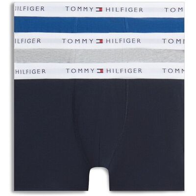 TOMMY HILFIGER Lot de 3 boxers, ceinture siglée TOMMY HILFIGER Lot de 3 boxers, ceinture siglée