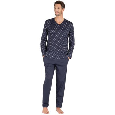 EMINENCE Pyjama mercerisé col V EMINENCE Pyjama mercerisé col V
