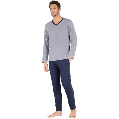 EMINENCE Pyjama col V, haut rayé EMINENCE Pyjama col V, haut rayé