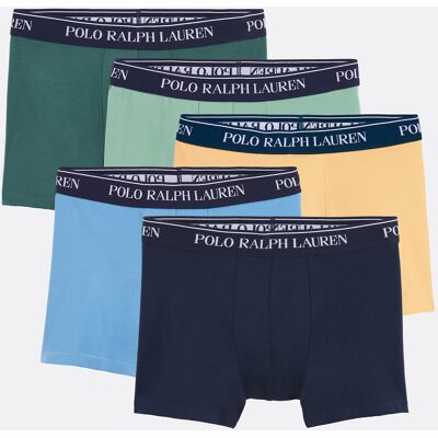 POLO RALPH LAUREN Lot de 5 slips-boxers classiques coton stretch POLO RALPH LAUREN Lot de 5 slips-boxers classiques coton stretch
