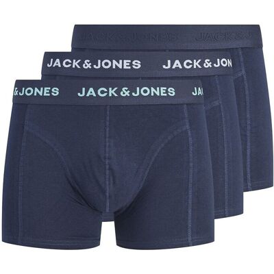 JACK & JONES Lot de 3 boxers unis JACK & JONES Lot de 3 boxers unis